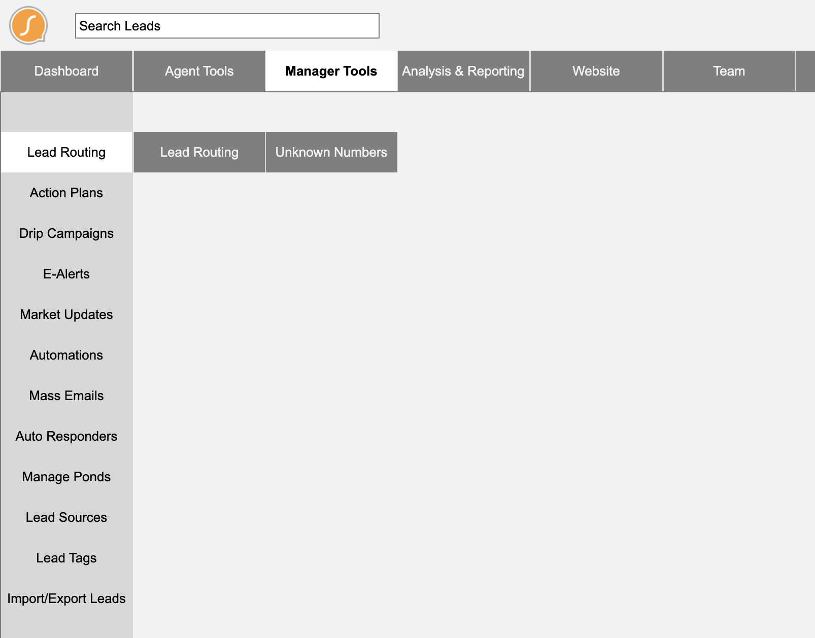 Persona-driven navigation prototype for managers