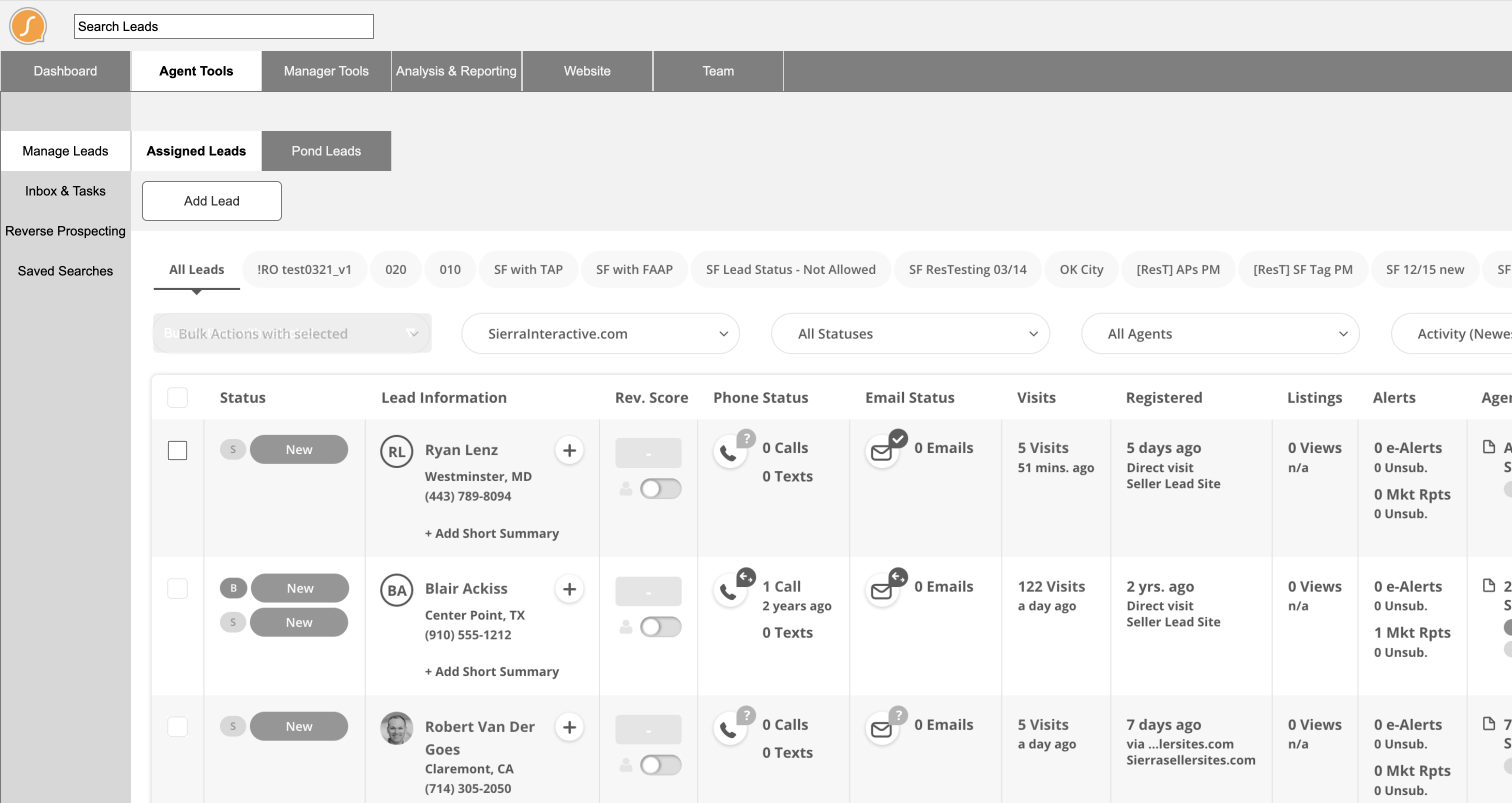 Persona-driven navigation prototype