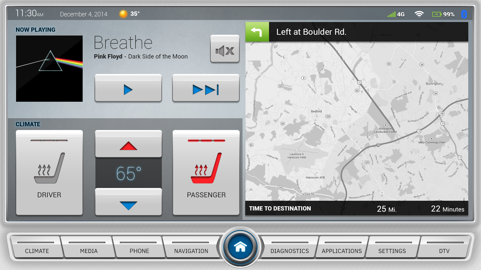 In-Vehicle-Infotainment screenshot