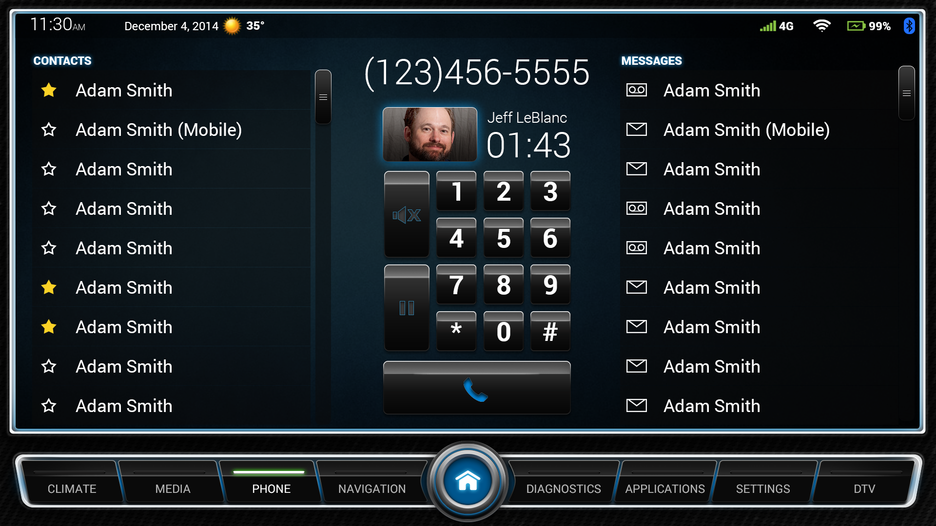 In-Vehicle-Infotainment screenshot